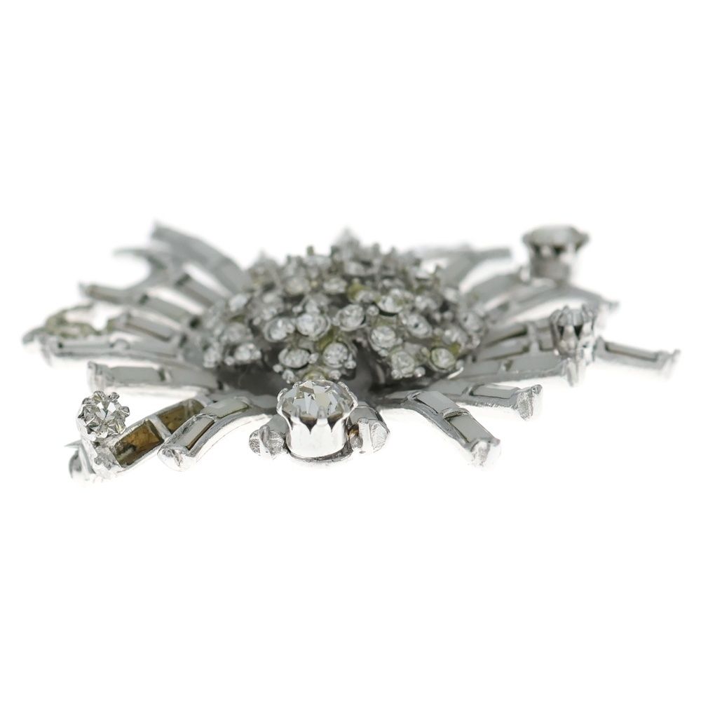 CHANEL (シャネル) ココマーク ラインストーン フラワーブローチ 06C