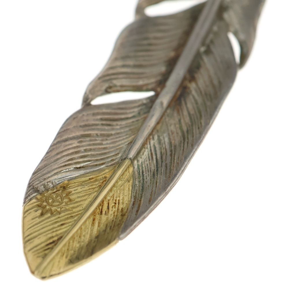 REDMAN　先金大フェザー REDMAN (レッドマン) 先金大フェザー 左向き ペンダントトップ