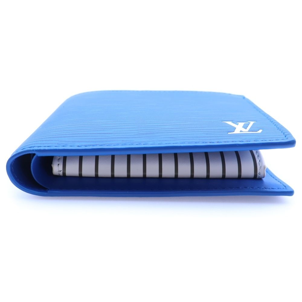 LOUIS VUITTON (ルイヴィトン) エピ ポルトフォイユマルコ ブルー