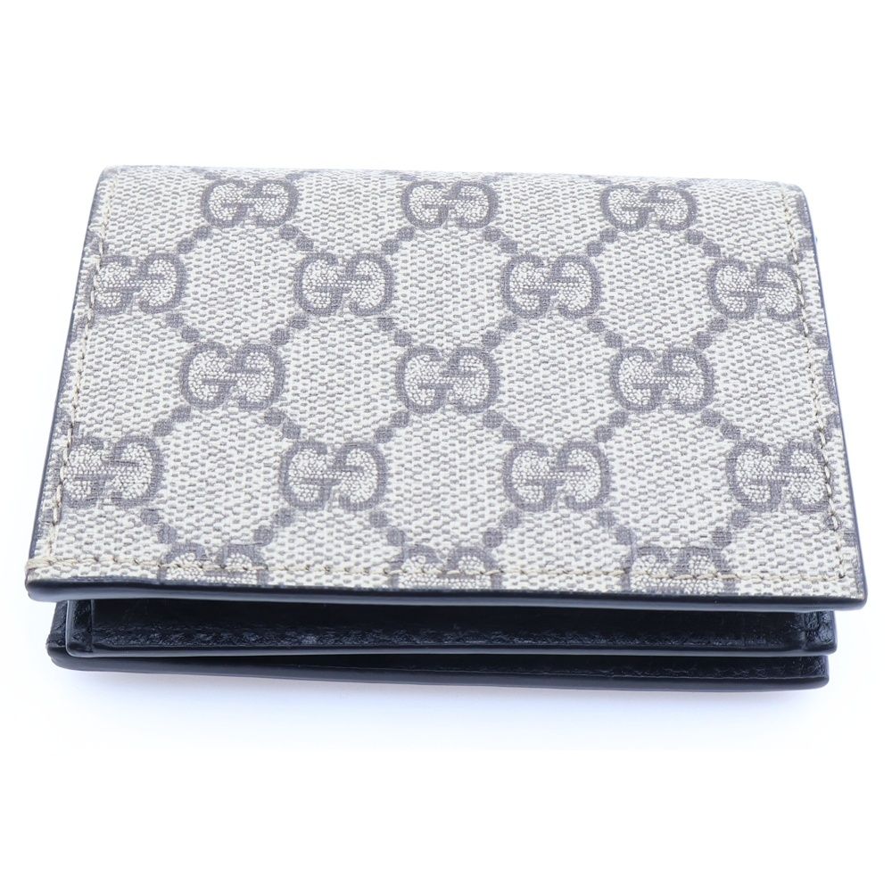 美品】GUCCI GGマーモントPVCレザー二つ折りミニウォレット658610