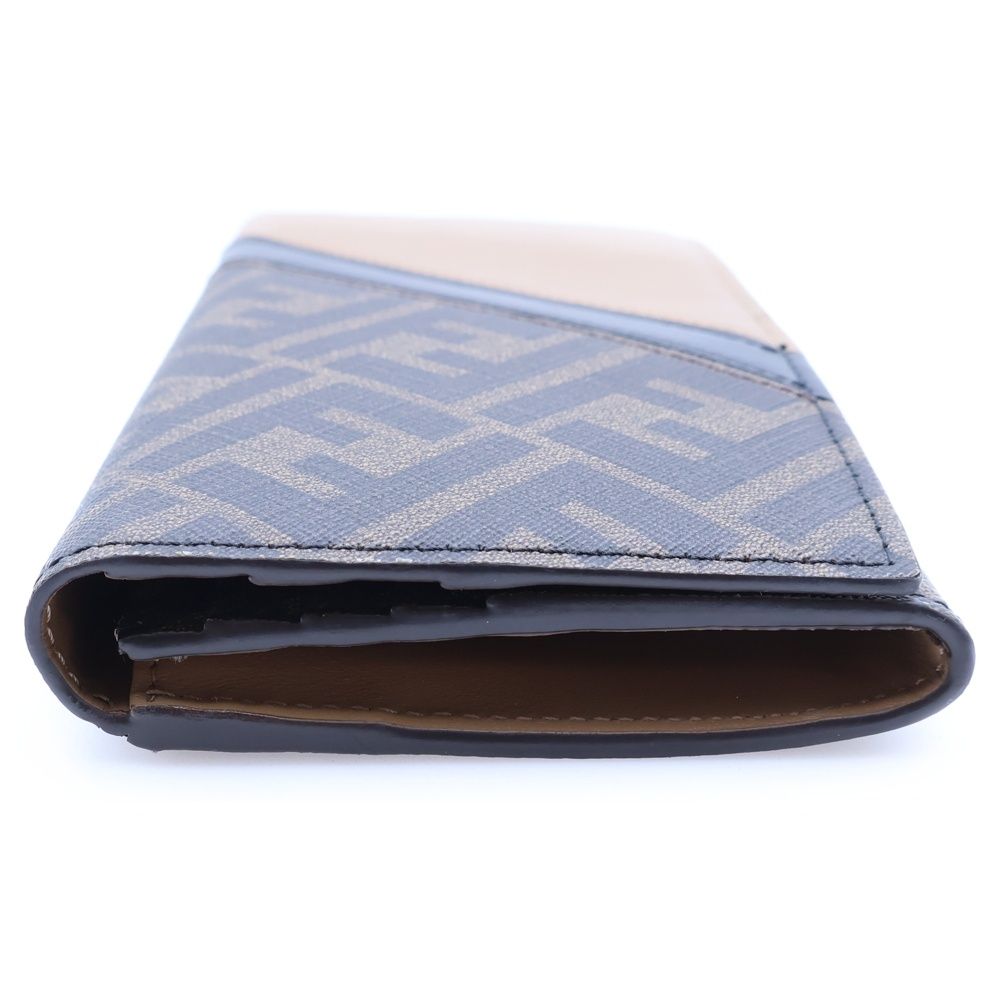 FENDI (フェンディ) ズッカ 二つ折り長財布 ロングウォレット カード