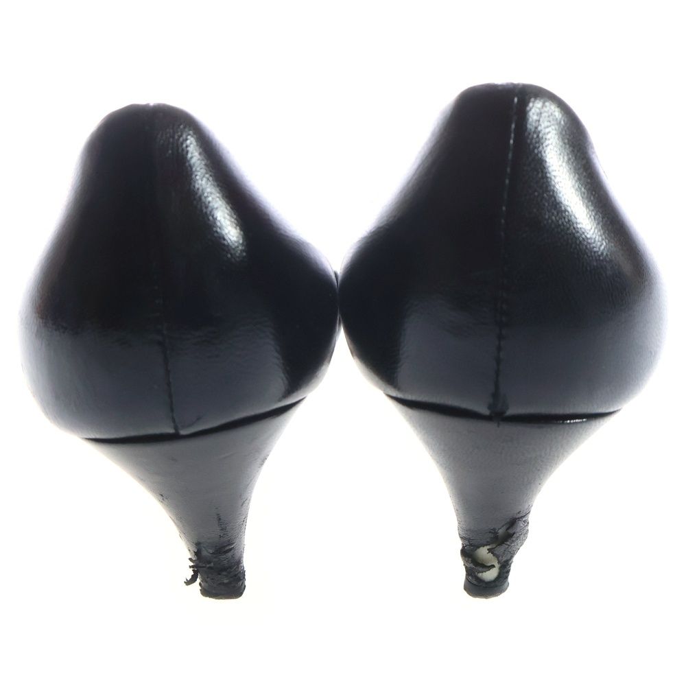 miumiu (ミュウミュウ) ポインテッドトゥ リボンデザイン レザー