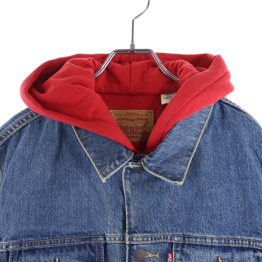 SUPREME (シュプリーム) 17SS Levi's Fleece Hooded Trucker Jacket