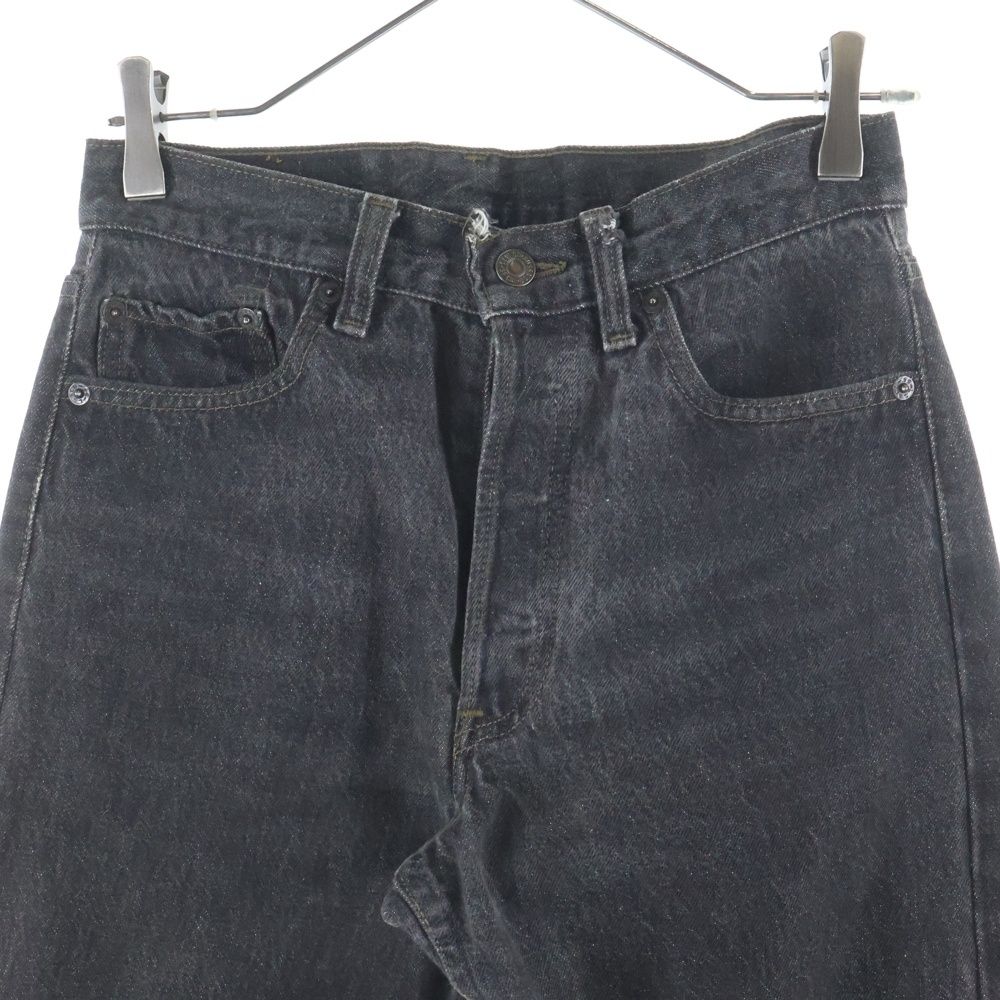 Levi's (リーバイス) 90S VINTAGE 501 CUT OFF BLACK DENIM PANTS