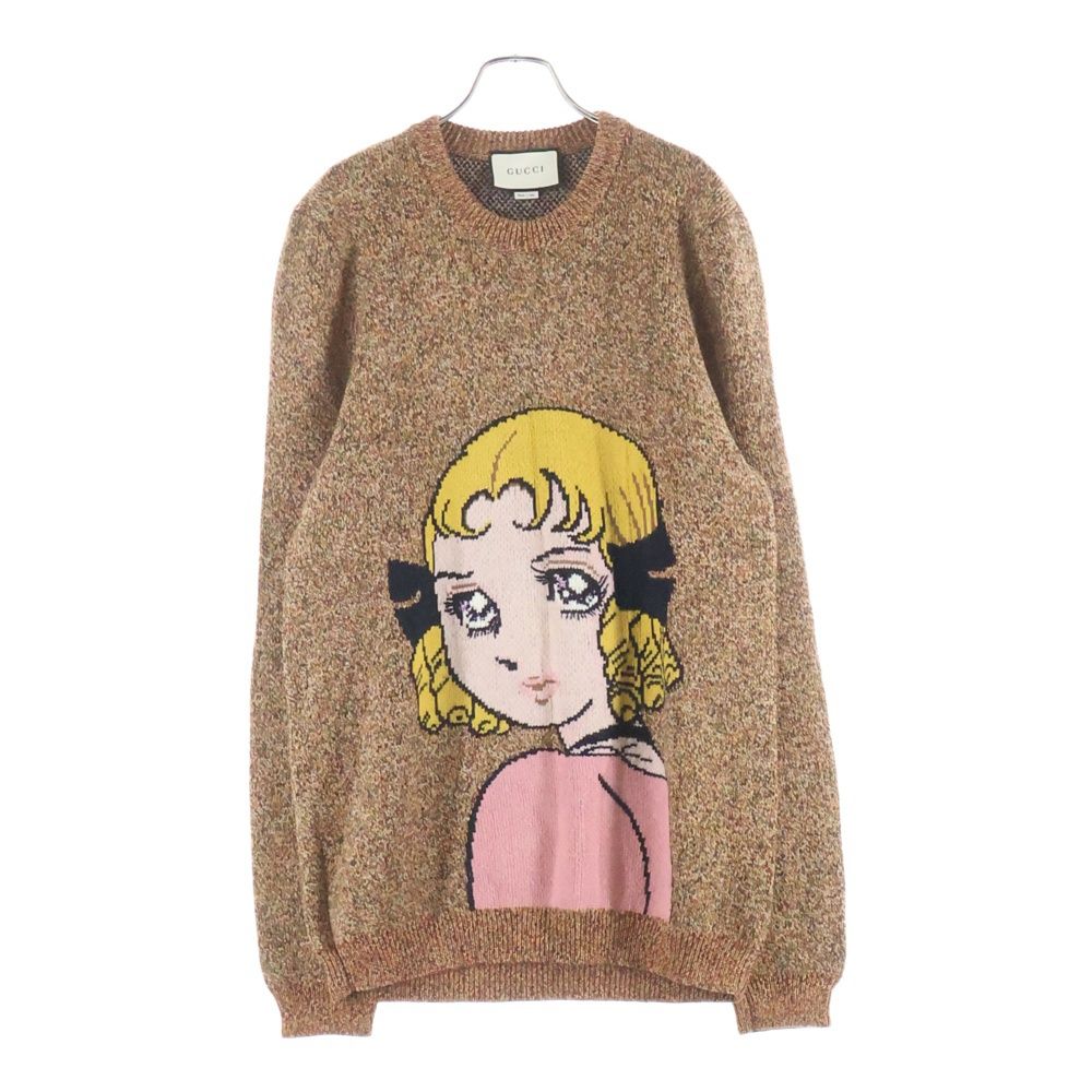 GUCCI (グッチ) 18AW ×井出ちかえ Knit Sweater クルーネックニット