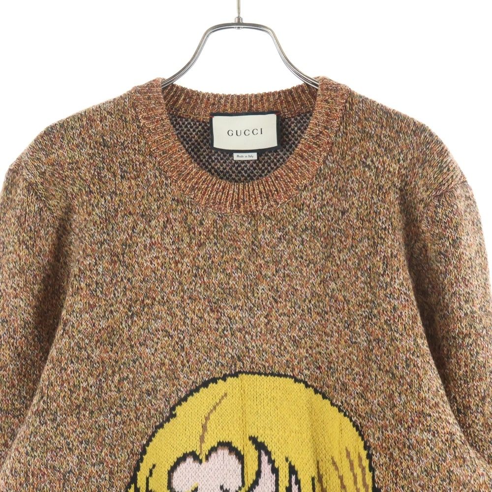 GUCCI (グッチ) 18AW ×井出ちかえ Knit Sweater クルーネックニット