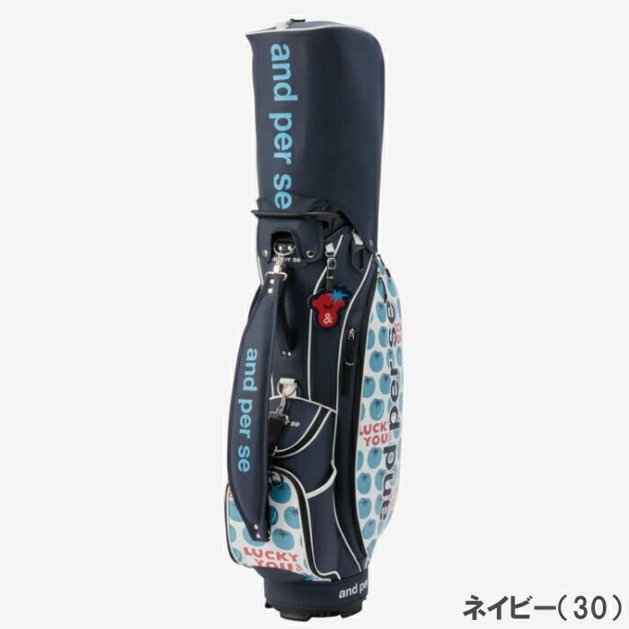 and per se アンパスィ AFS7196 キャディバッグ 9型 レディース/ゴルフ