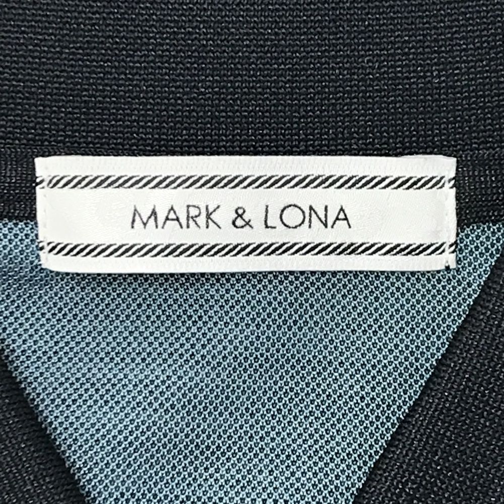 サイズ：M MARK&LONA マークアンドロナ 半袖ポロシャツ 星 スカル 総柄