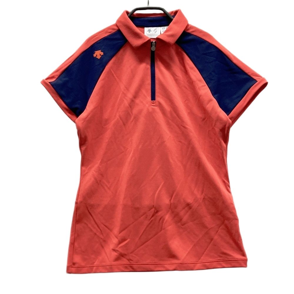 サイズ：M DESCENTE GOLF デサントゴルフ DGWNJA15 ハーフジップ 半袖