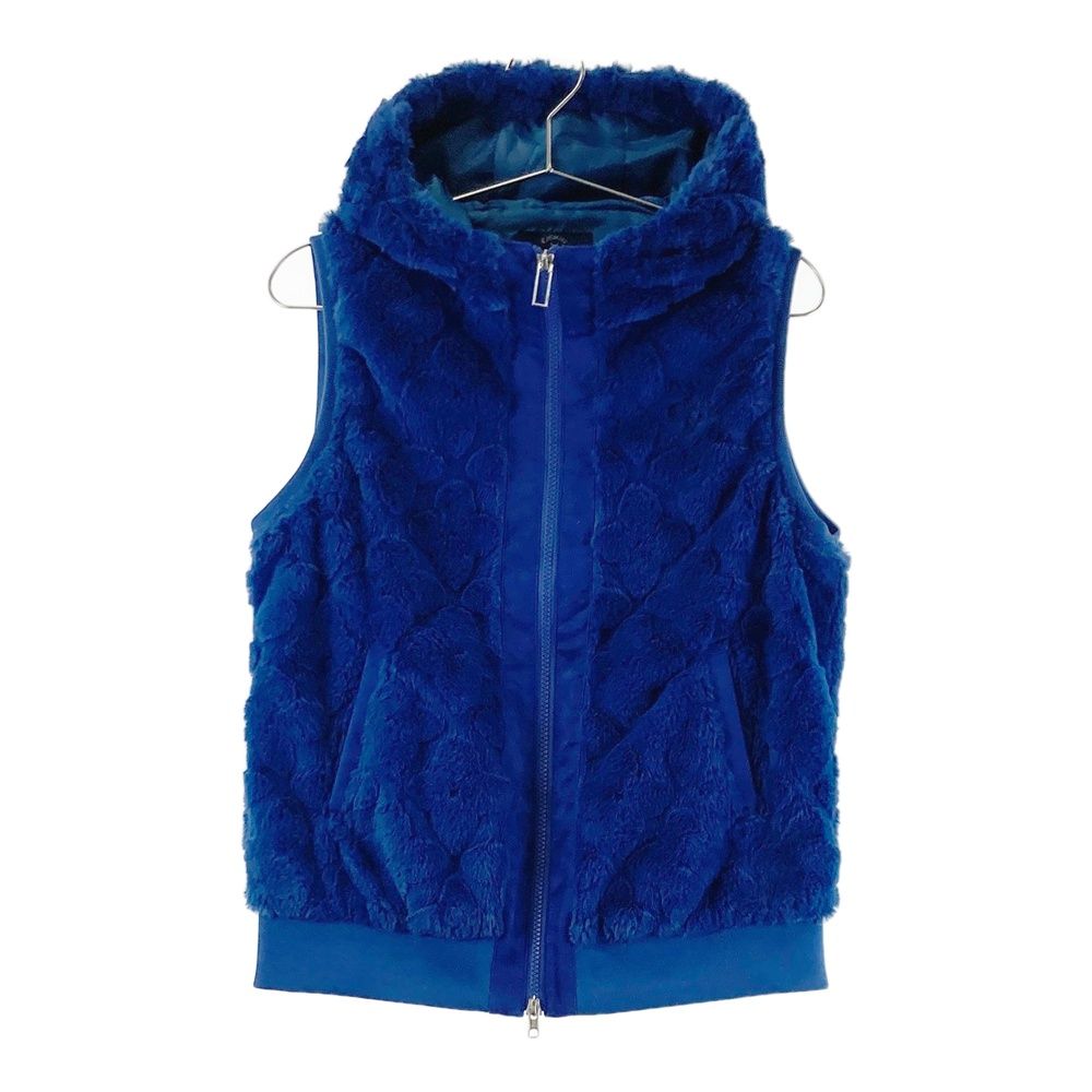 サイズ：L CALLAWAY キャロウェイ フード付 ファー ジップベスト