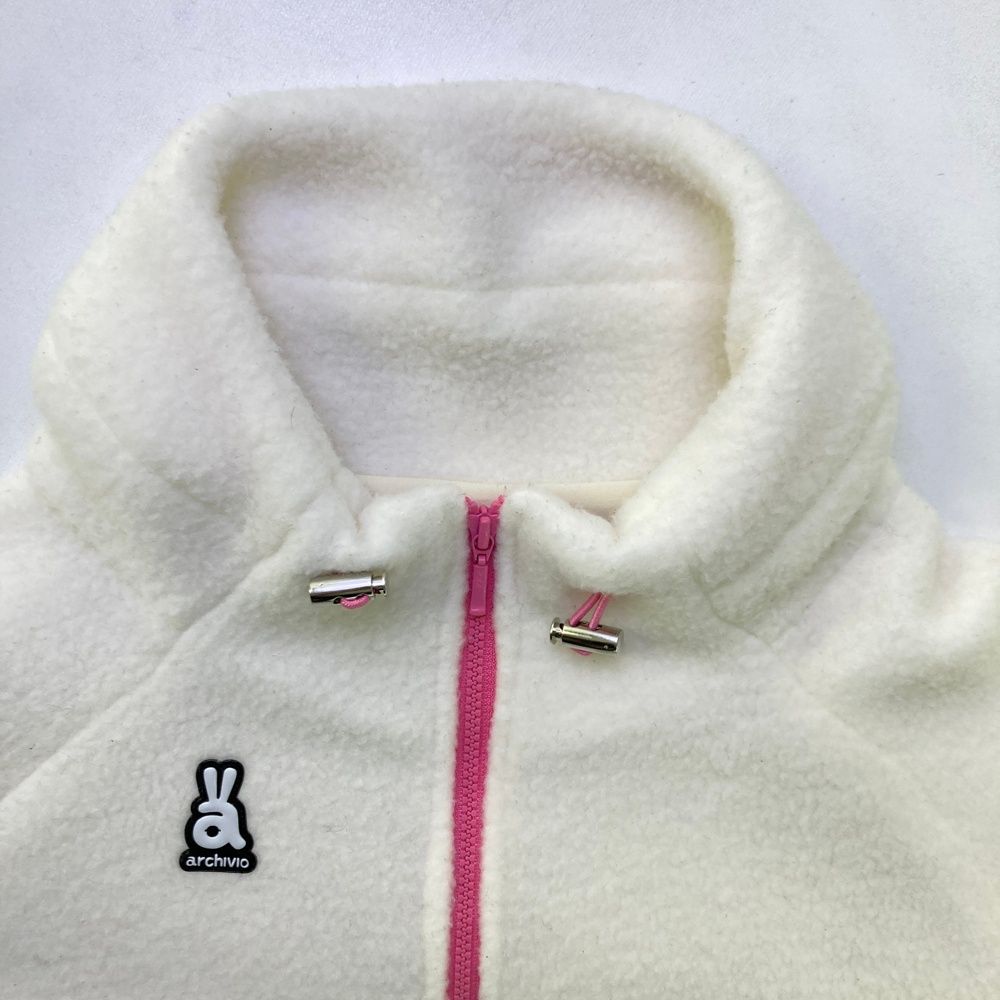 サイズ：38 ARCHIVIO アルチビオ フリースジャケット ホワイト系