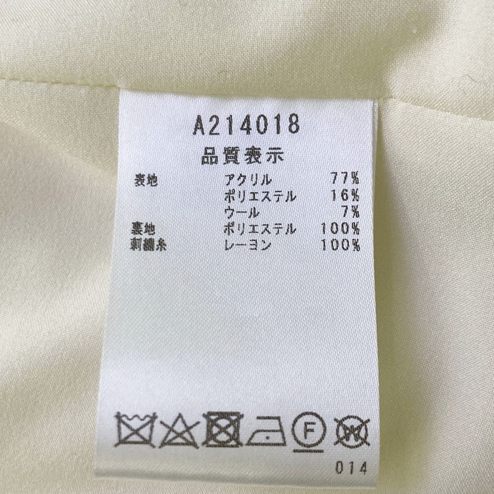 サイズ：38 ARCHIVIO アルチビオ フリースジャケット ホワイト系