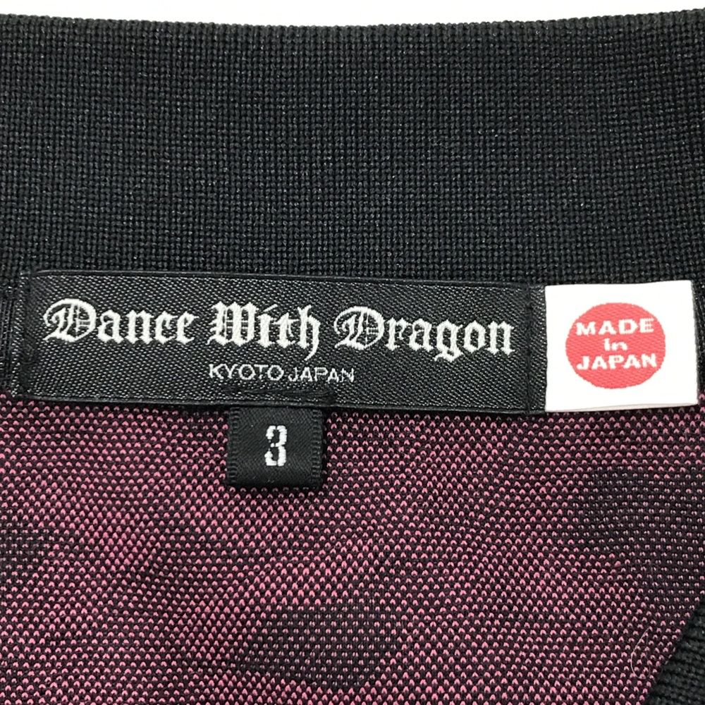サイズ：3 DANCE WITH DRAGON ダンスウィズドラゴン 半袖ポロシャツ