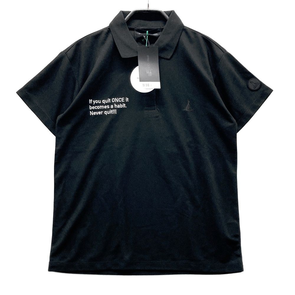サイズ：S FR2 GOLF エフアールツーゴルフ 半袖ポロシャツ ブラック系