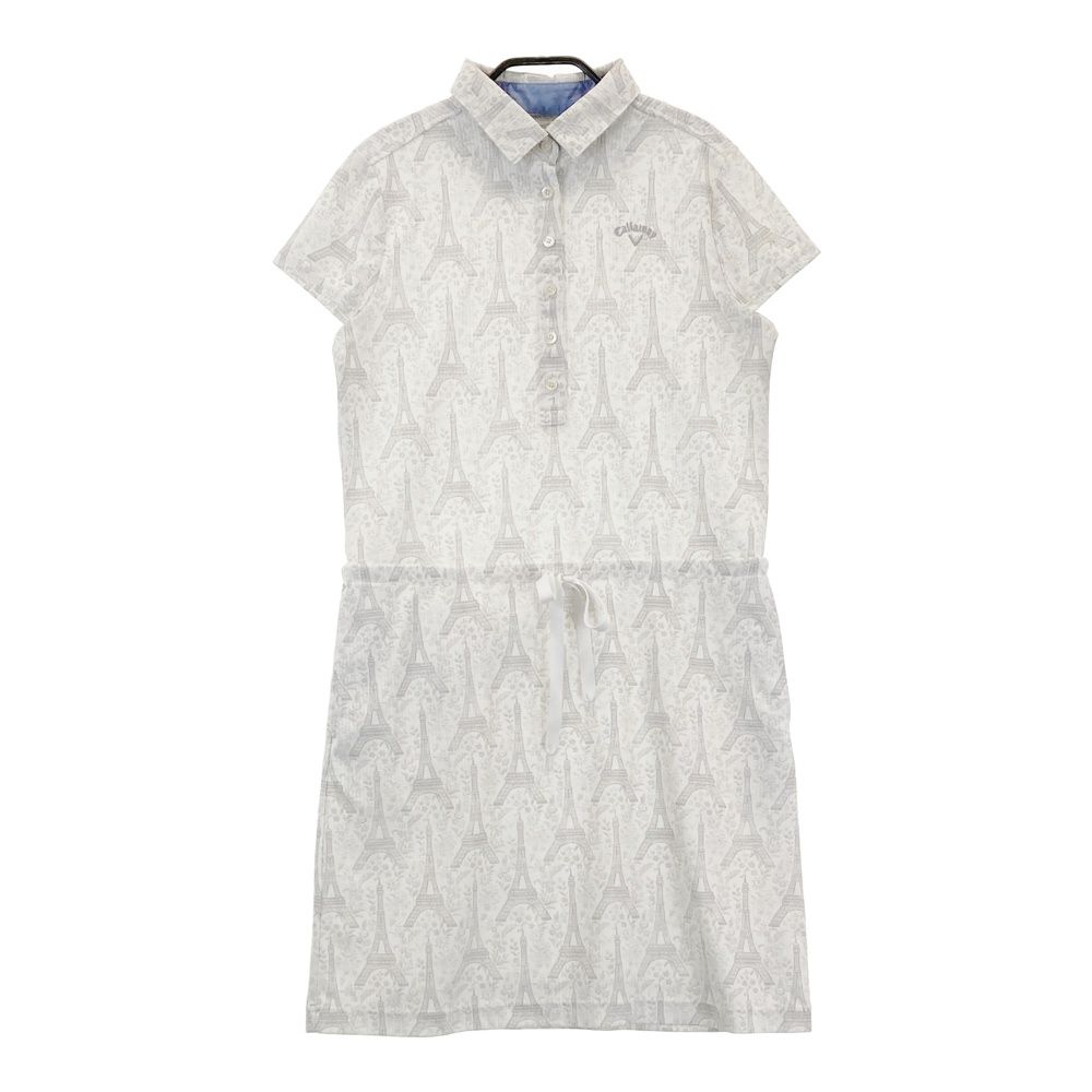 サイズ：M CALLAWAY SELECT キャロウェイ セレクト 半袖ワンピース 総