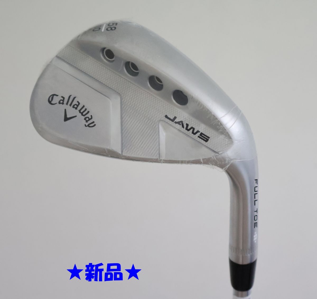 ○新品！キャロウェイ☆JAWS(ジョーズ) FULL TOE ウェッジ クロム 5810