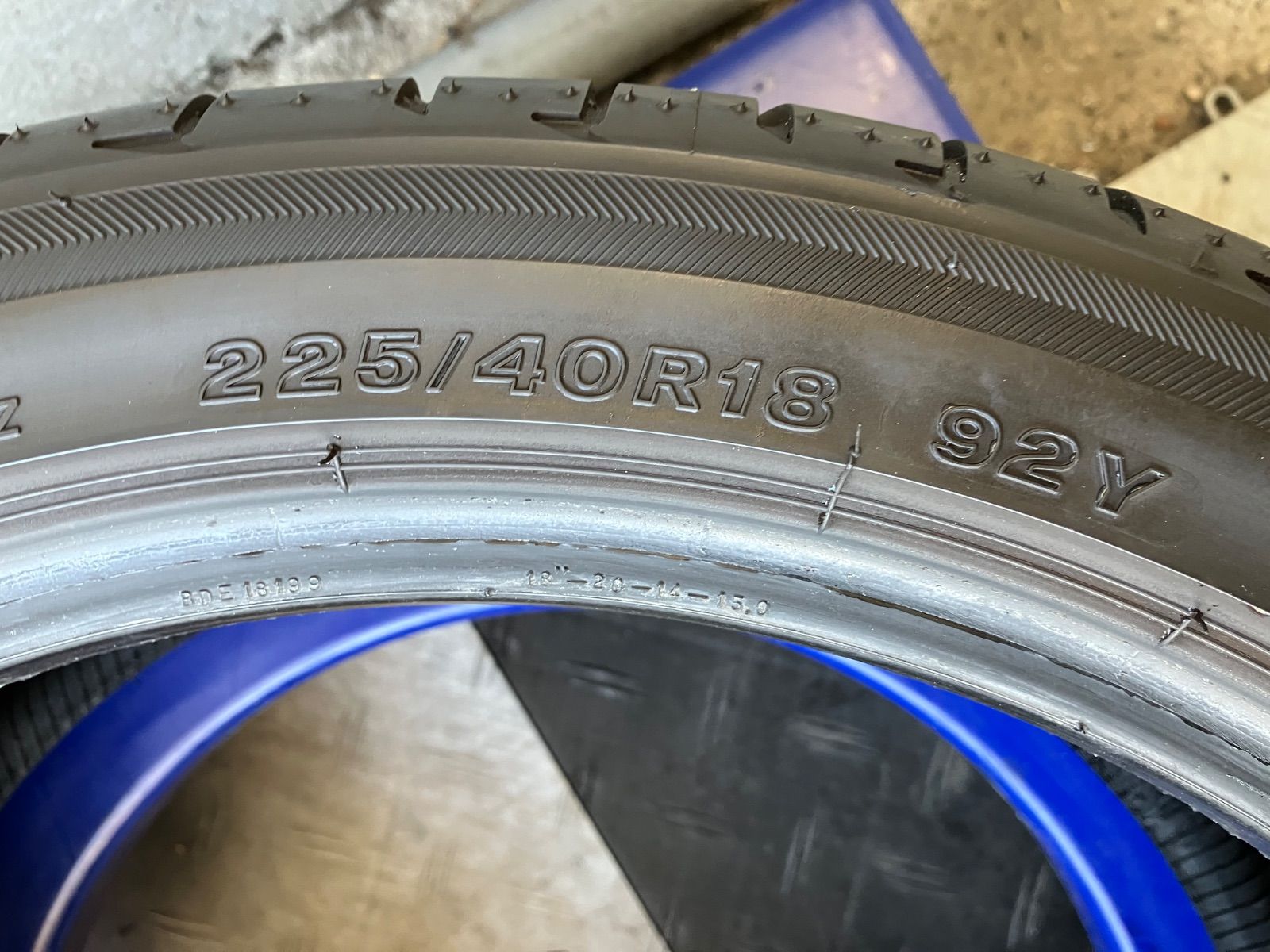 送料込み] 225/40R18 92Y 2023年製 BRIDGESTONE POTENZA S001 MO 