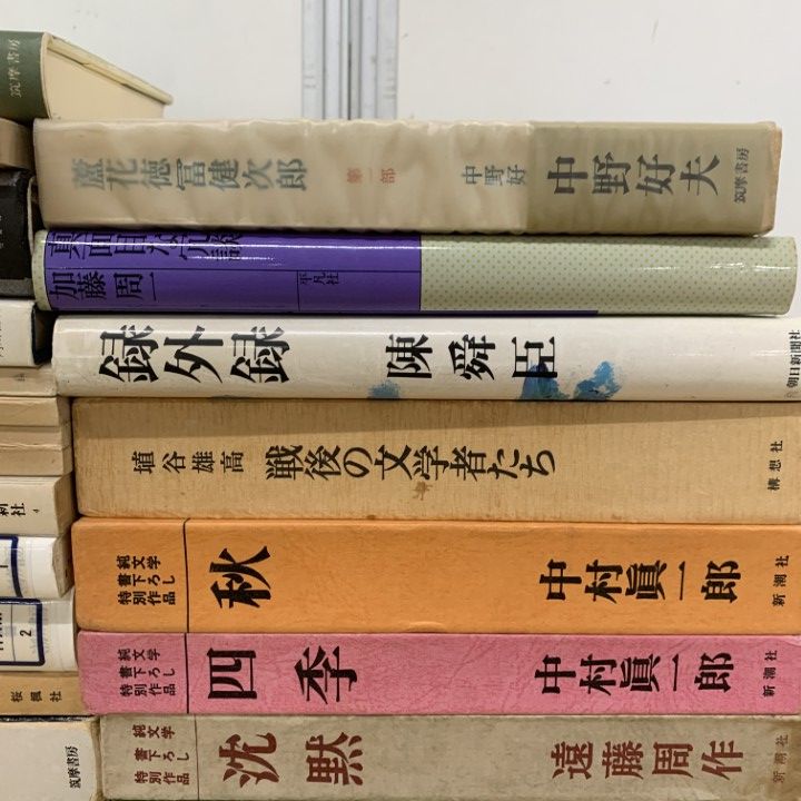 □01)【1点限り!】文学・文学研究の本 まとめ売り約25冊セット/純文学