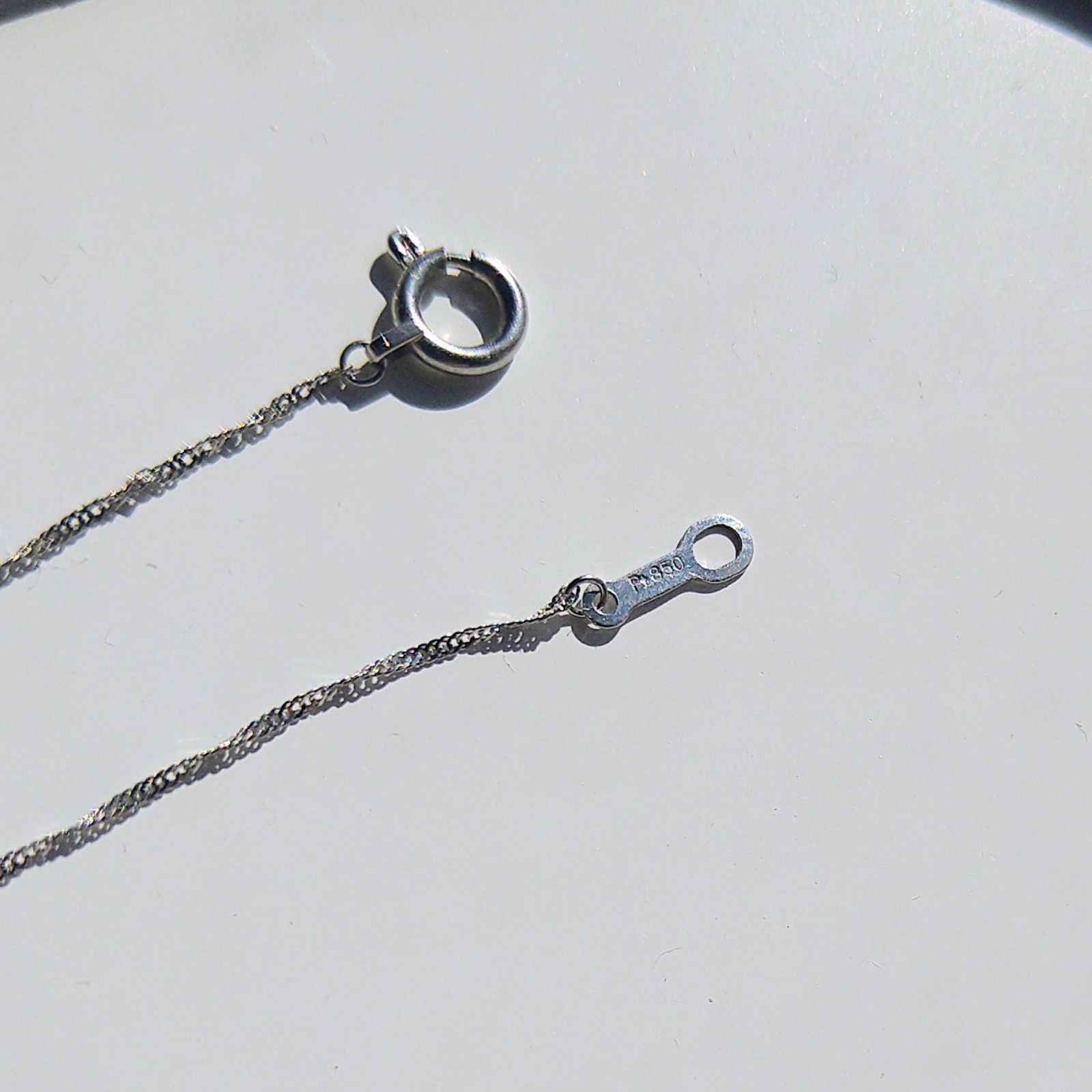 0.47ct 天然ダイヤモンド プラチナネックレス - メルカリ