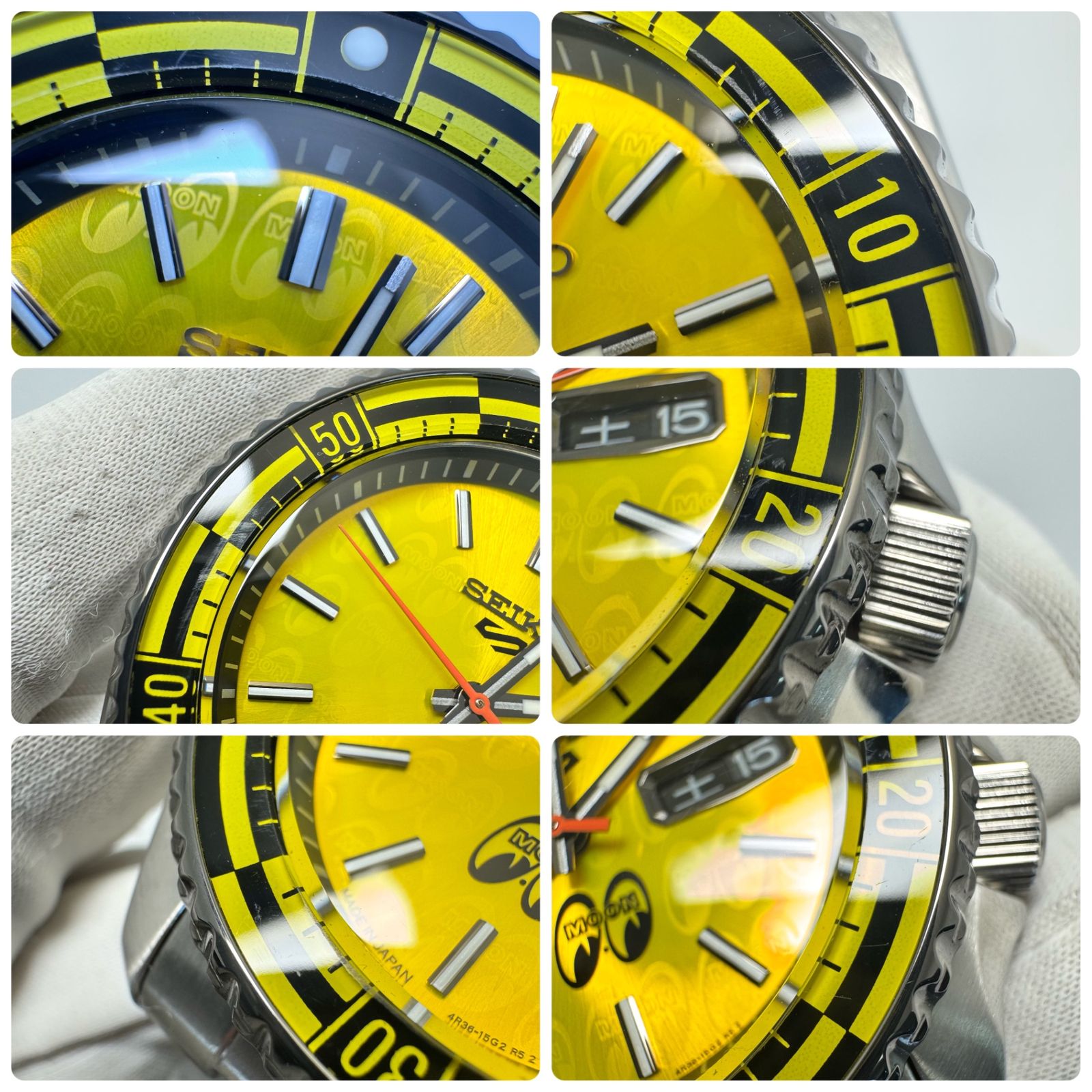 希少・ほぼ未使用】腕時計 メンズ セイコー SEIKO 5スポーツ ムーン 