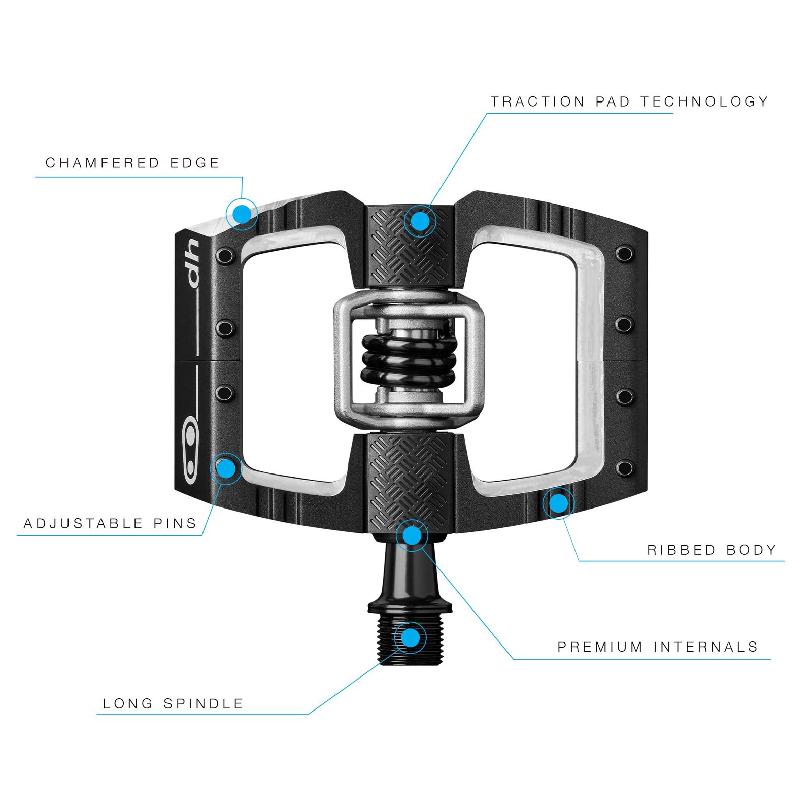 新品 CRANKBROTHERS(クランクブラザーズ) ペダル マレットDH - メルカリ