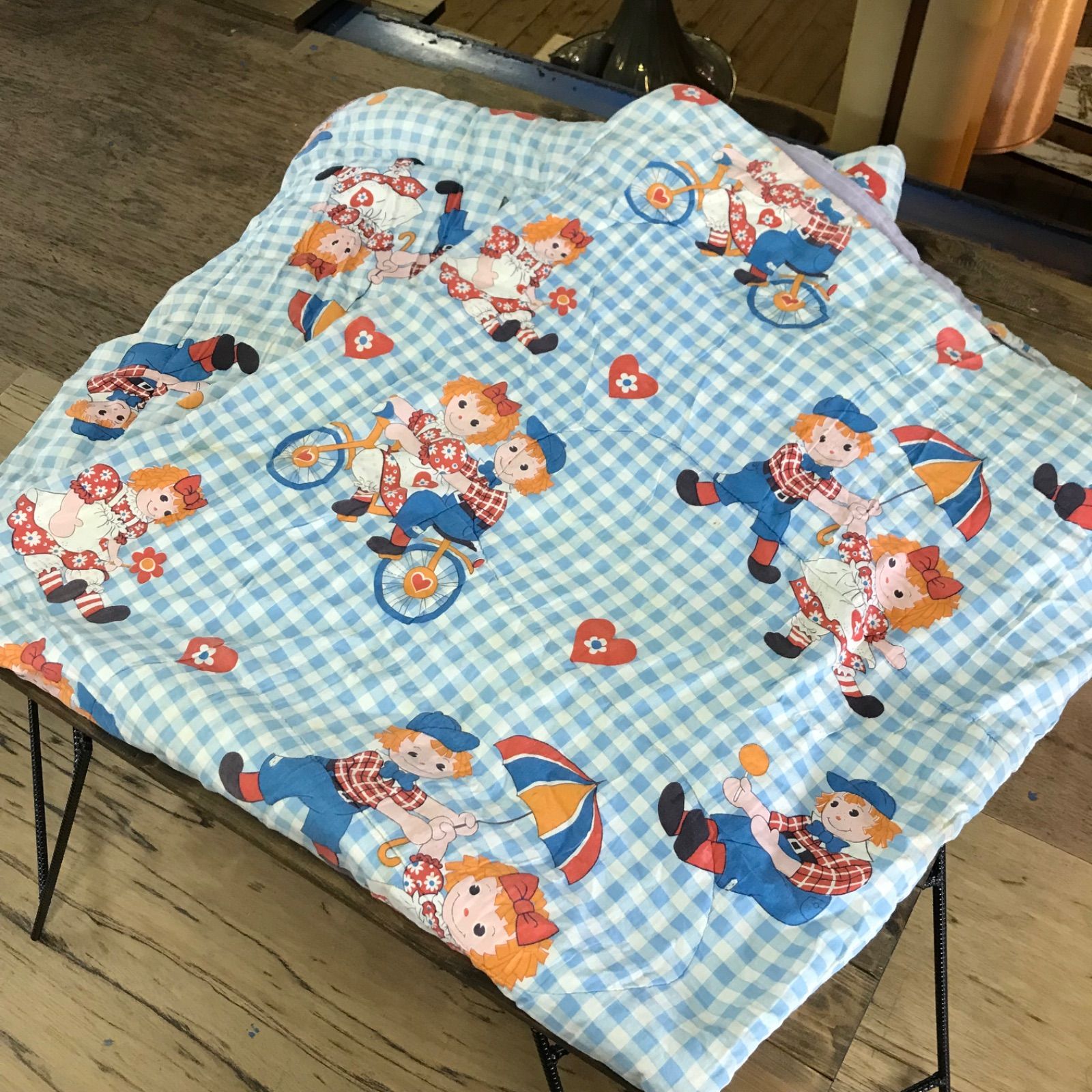 ヴィンテージ布団 キャラクター布団 掛け布団 寝具 アメリカン 
