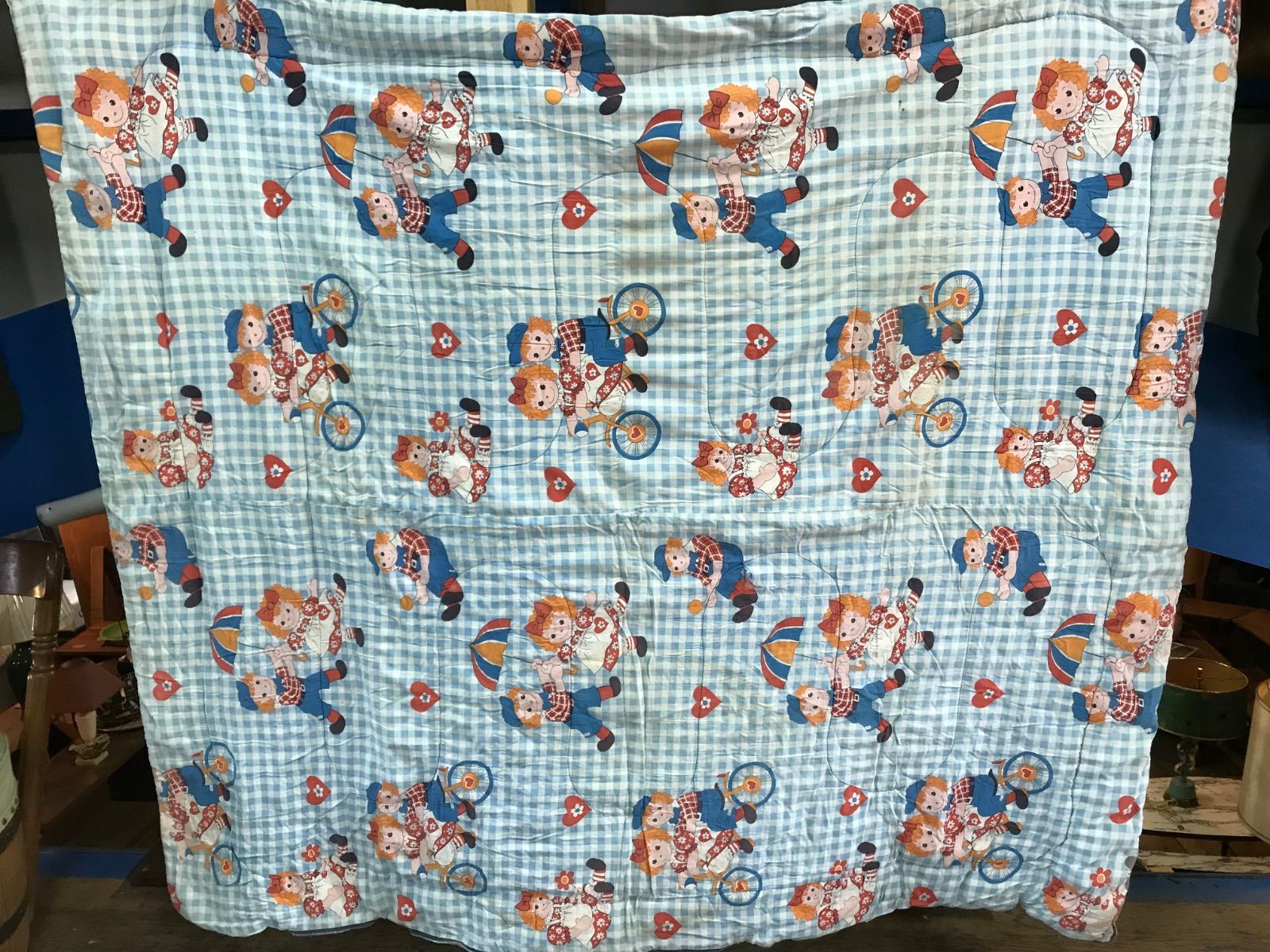 ヴィンテージ布団 キャラクター布団 掛け布団 寝具 アメリカン