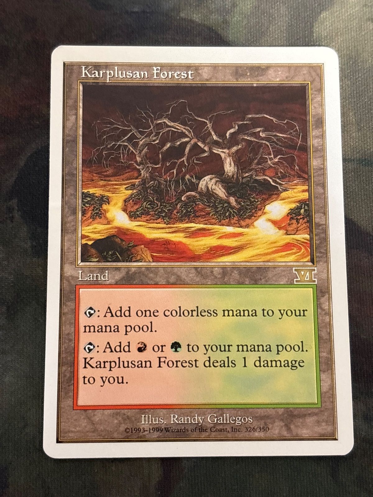 kw6 37 カープルーザンの森/Karplusan Forest 6ED 英語版 EN MTG