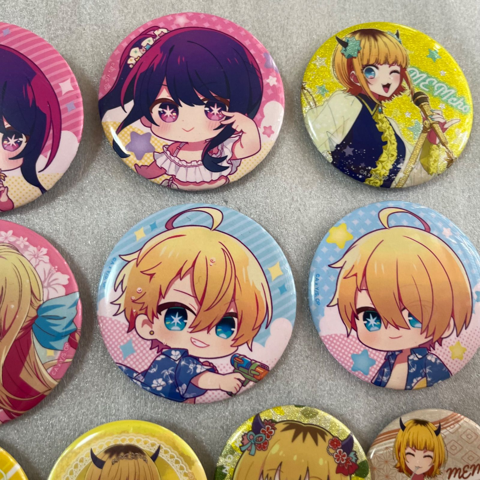 推しの子 アイ ルビー アクア MEMちょ あかね 缶バッジ アクリル