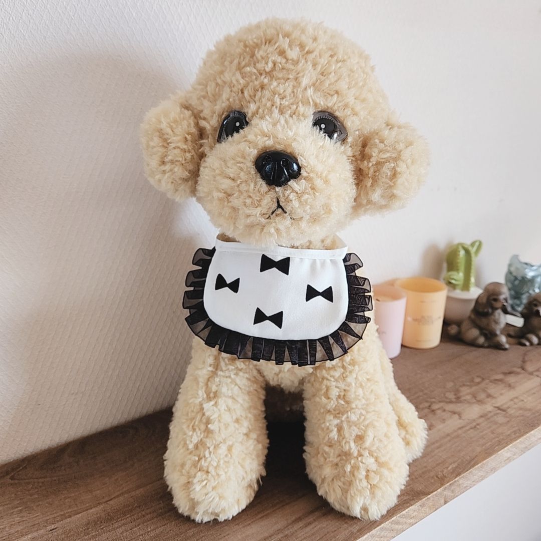 ななトリミングチョーカー★セット モノトーンエプロンチョーカーセット＊トリミングチョーカー＊業務用