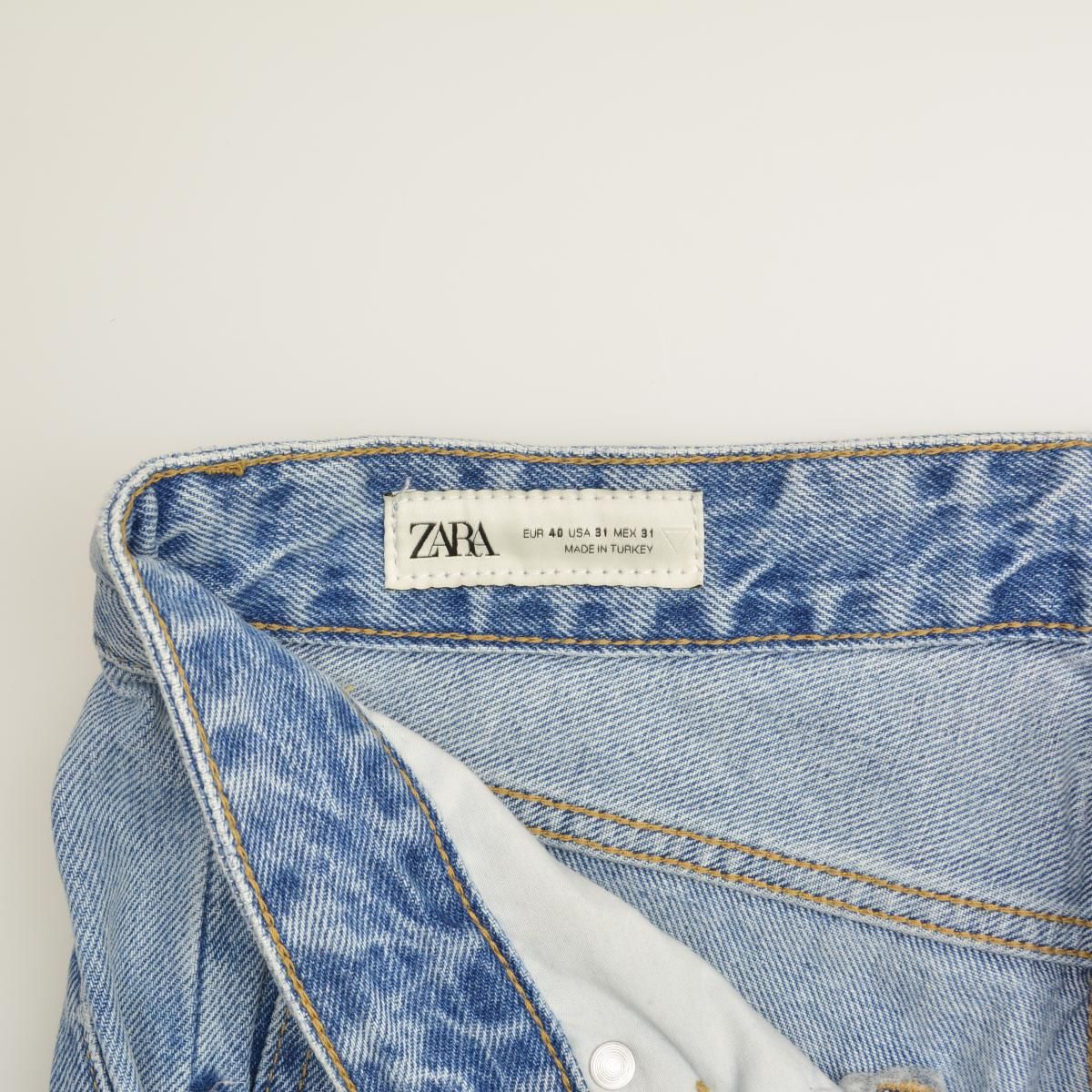 ZARA】0840/440/427 Slim Fit Jeans フレアフィット ダメージ加工 
