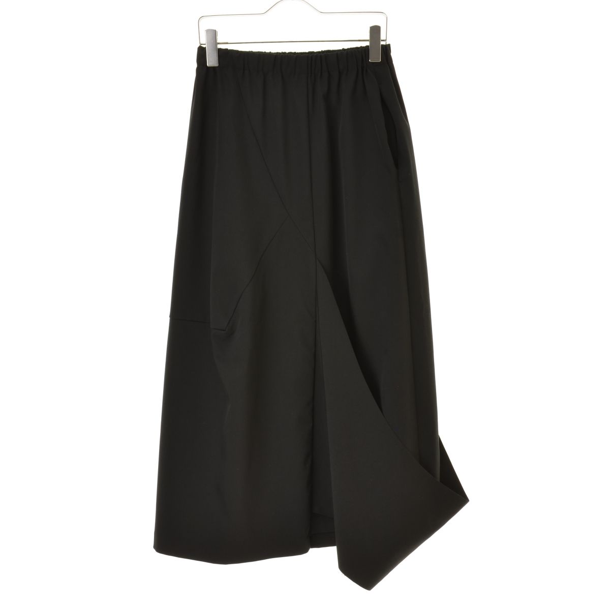 nagonstans】470HS431-0270 water-repellent asymmetry drape skirt