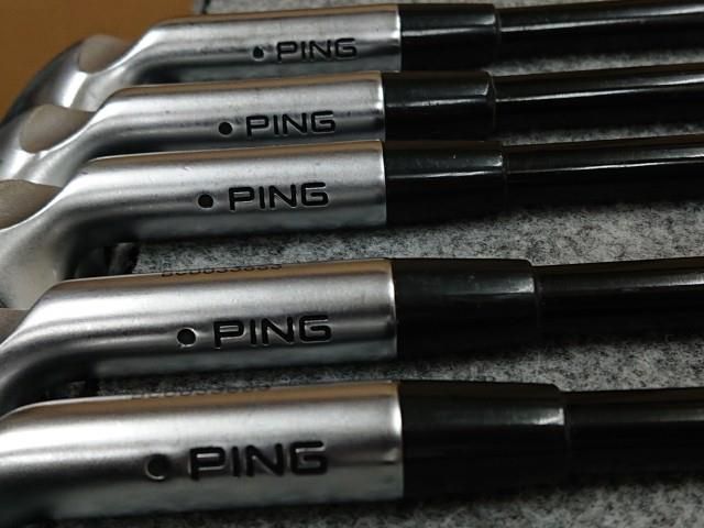 中古】 PING ピン G730 黒ドット POWER SPEC #7-PW UW 5本 アイアン