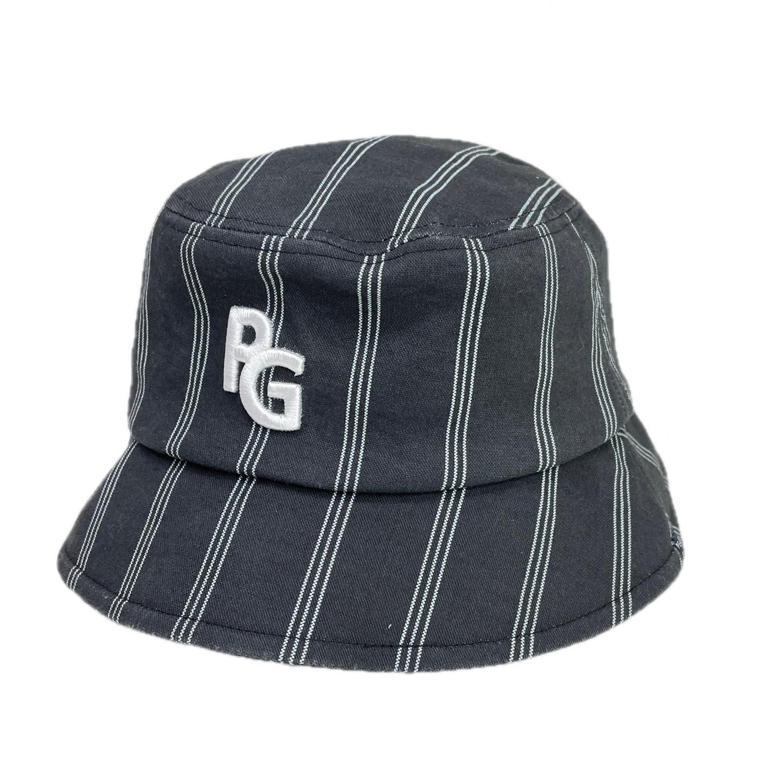 中古 パーリーゲイツ PEARLY GATES バケットハット フリー ネイビー 紺