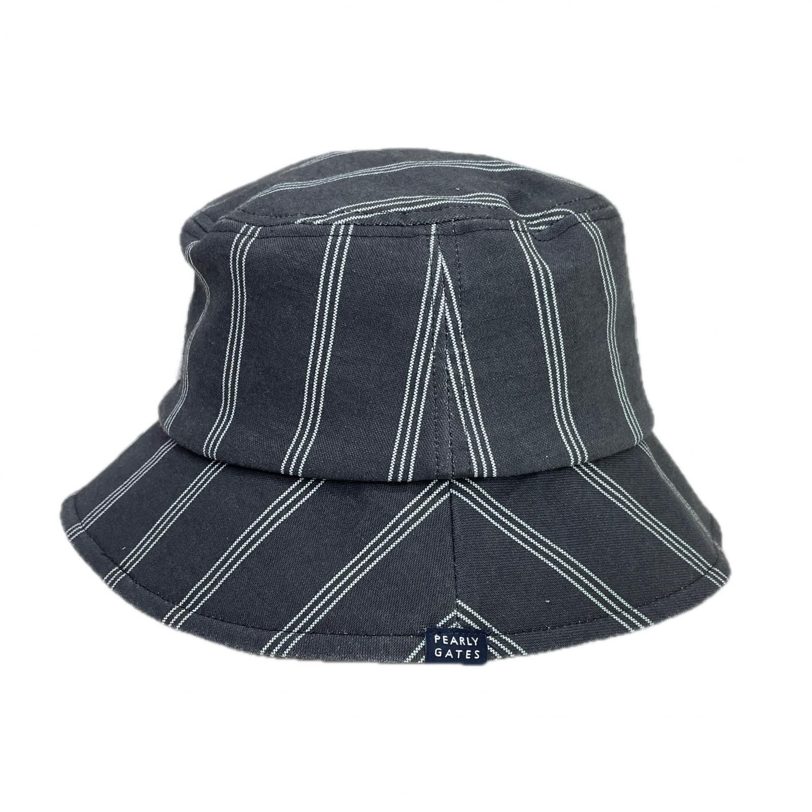 中古 パーリーゲイツ PEARLY GATES バケットハット フリー ネイビー 紺