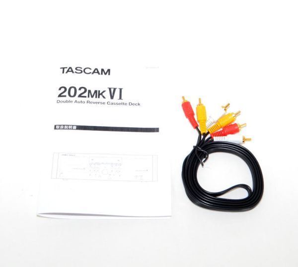 ラック付 TASCAM タスカム 202MKV オートリバース ダブルカセット