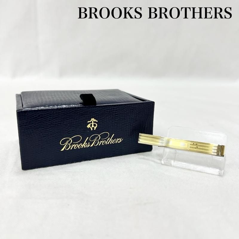 ブルックス ブラザーズ 925刻印 ロゴ刻印 ネクタイピン gold メンズ