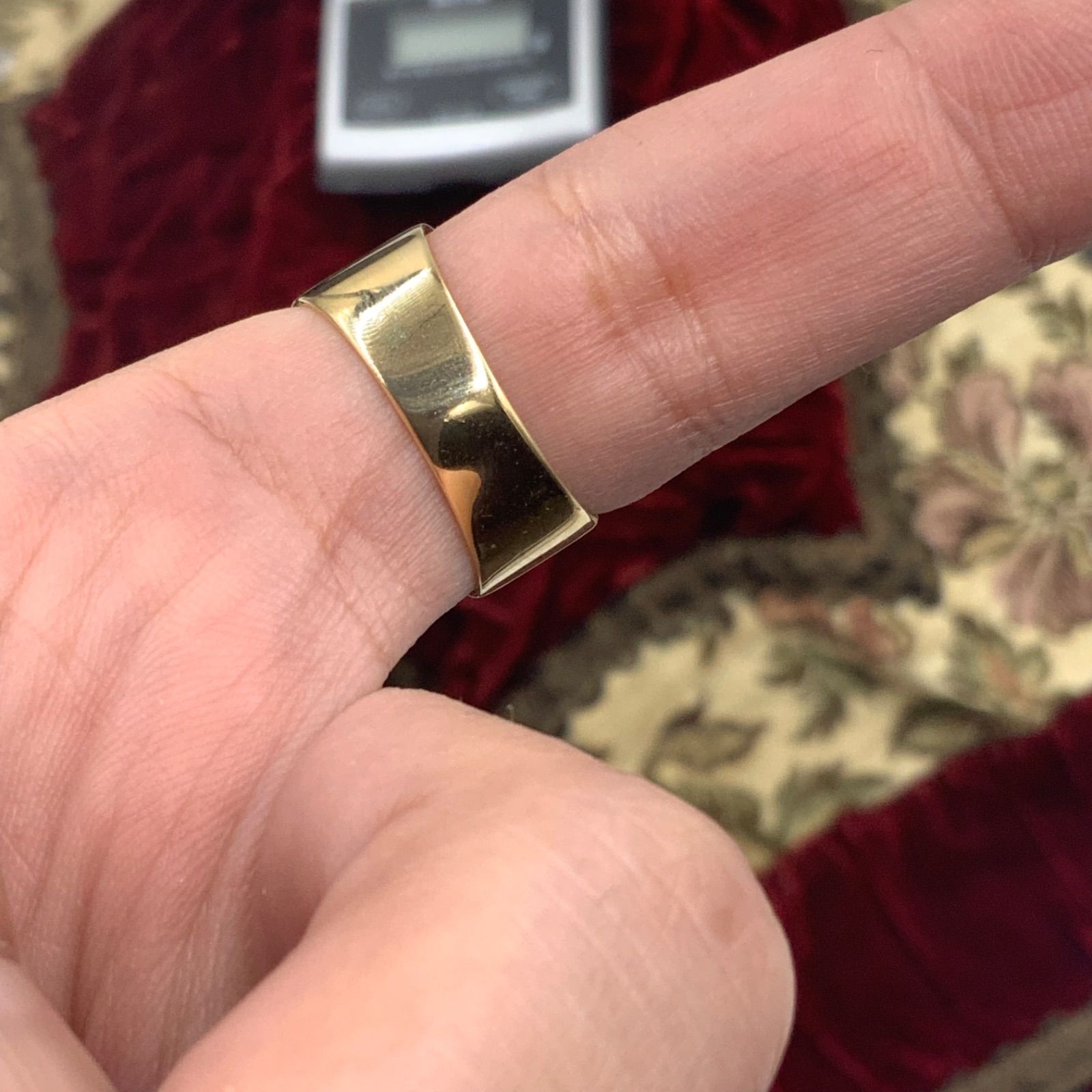 K18 750 印台ダイヤリング 1.35ct 8.7g 約16号 - メルカリ
