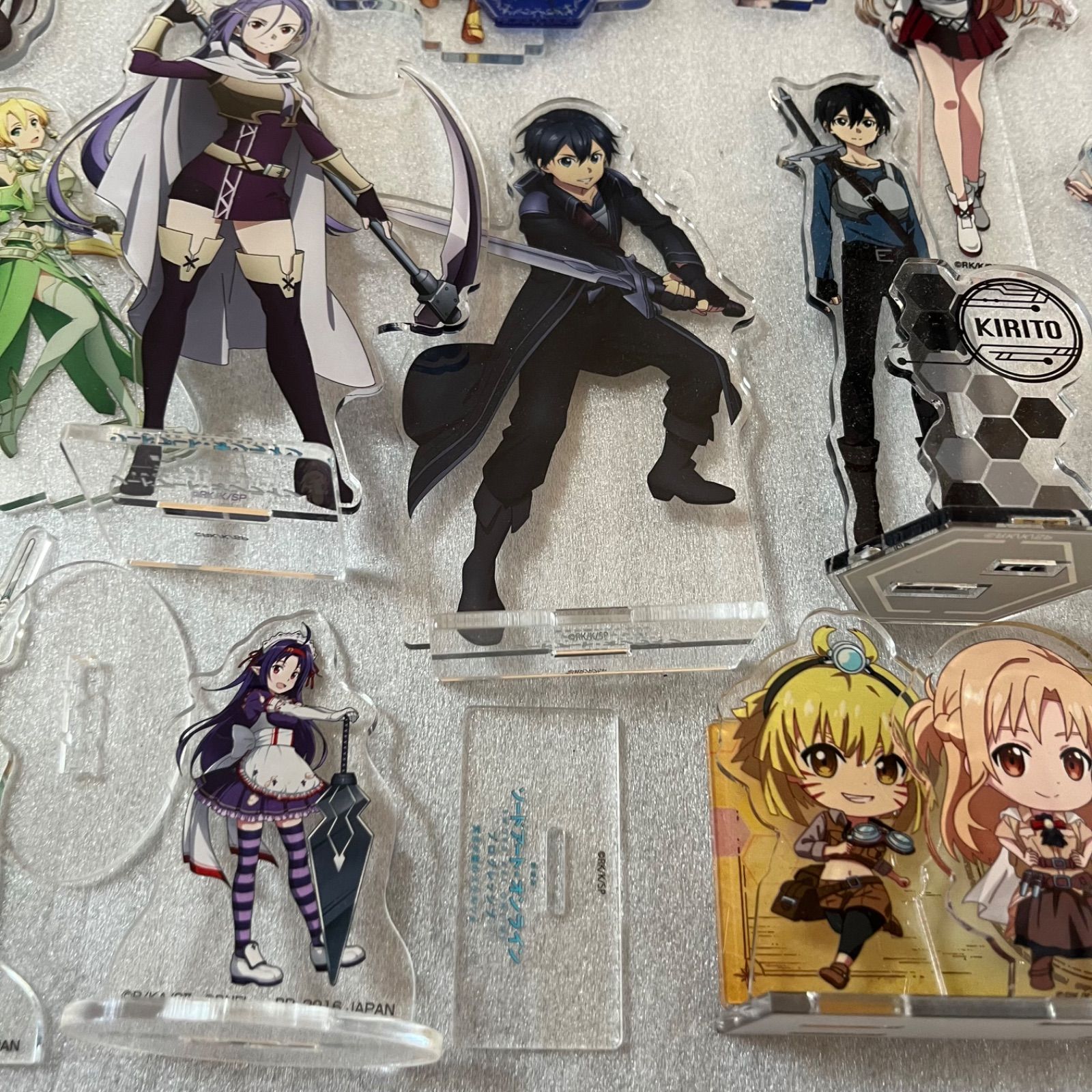 ソードアート・オンライン SAO アクリルスタンド アスナ キリト セット 