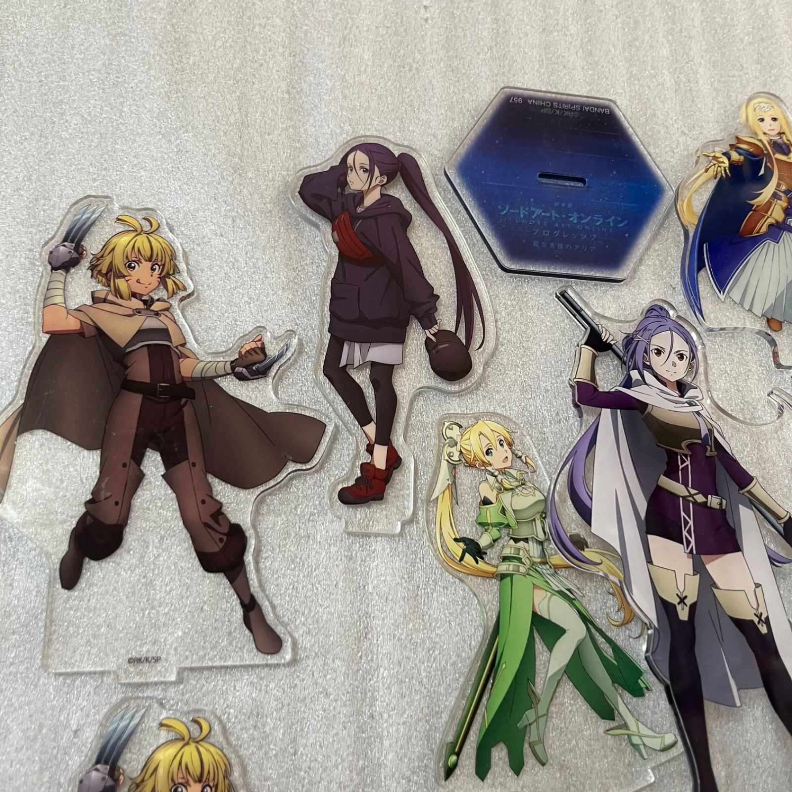 ソードアート・オンライン SAO アクリルスタンド アスナ キリト セット 