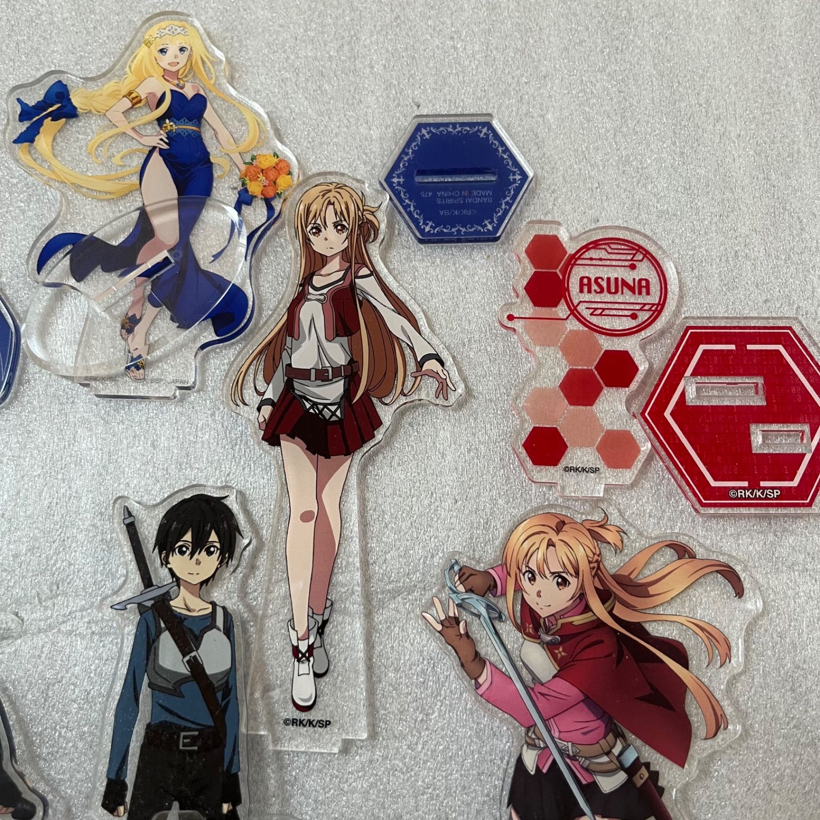 ソードアート・オンライン SAO アクリルスタンド アスナ キリト セット 