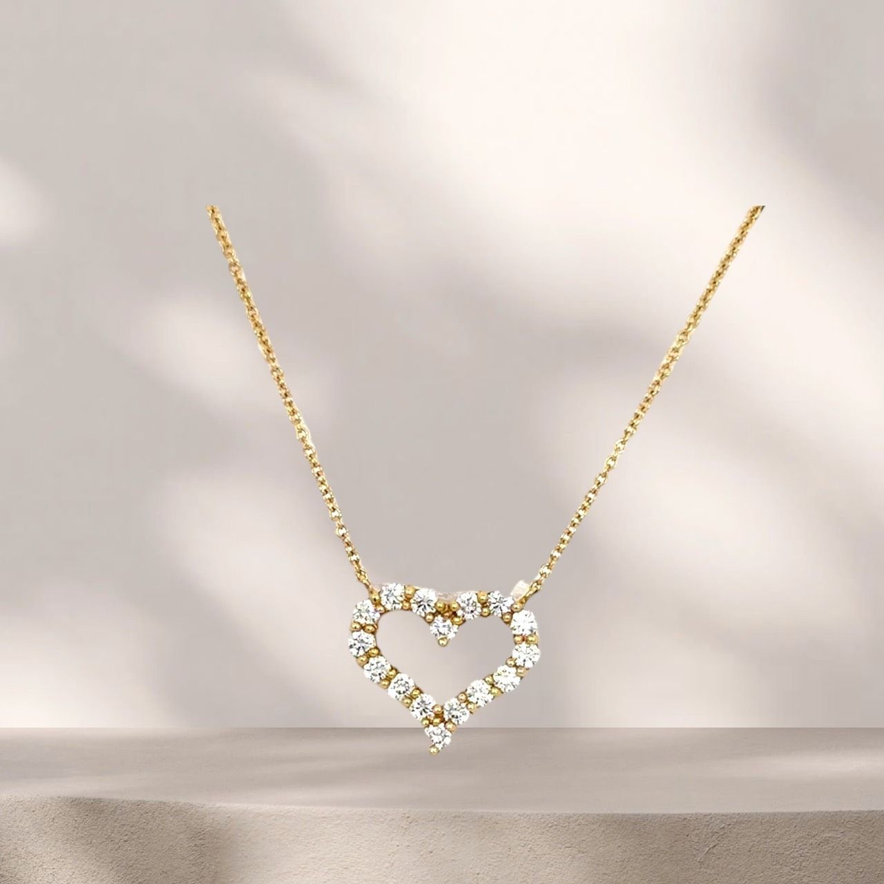ティファニー TIFFANY&CO.センメンタル ハーダイヤモンド ネックレス