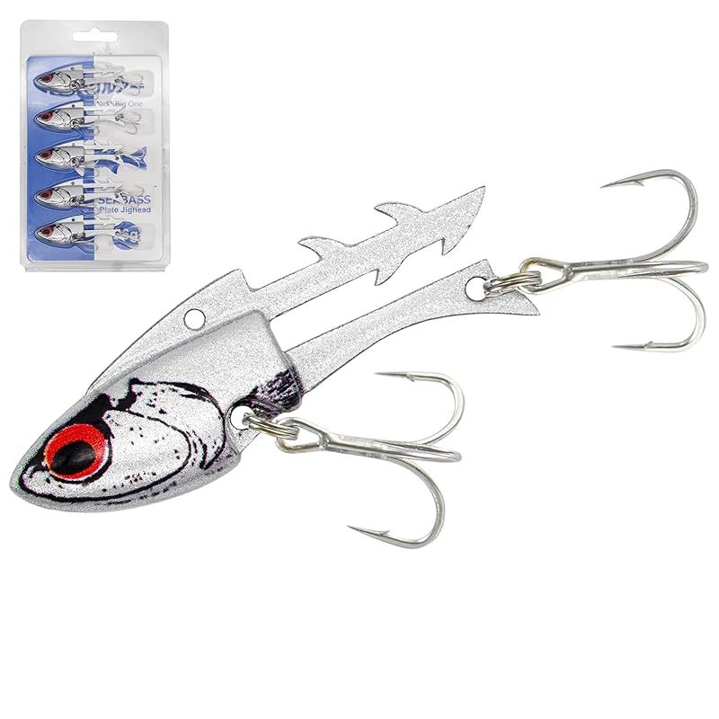 KOKOルアー】シーバス ルアー ジグヘッド 16g 26g 5個セット プレートジグヘッド PJ シーバス ジグヘッド ヒラメ 青物 0 - メルカリ C&amp;H ジェットヘッド ルアー 141g クロムヘッド 26.6cm