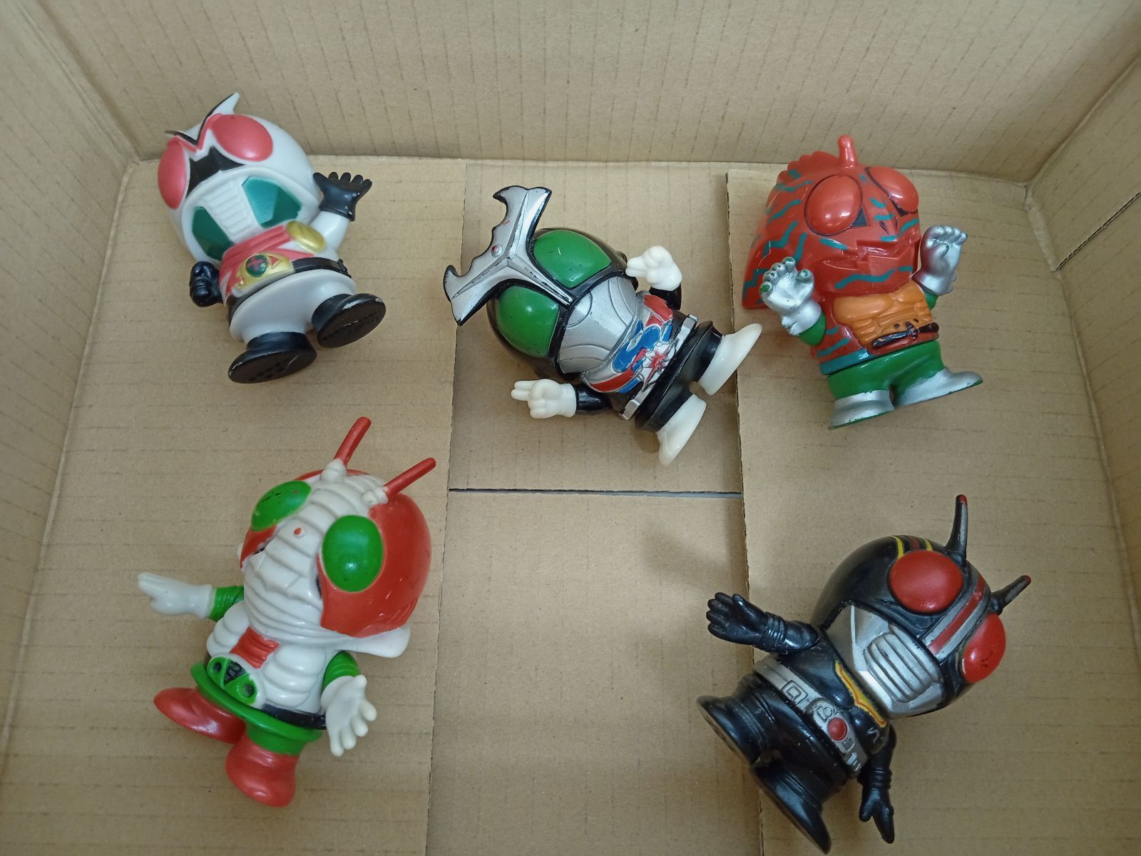 ボンボンライダー 仮面ライダー倶楽部 ソフビフィギュア 5体セット V3