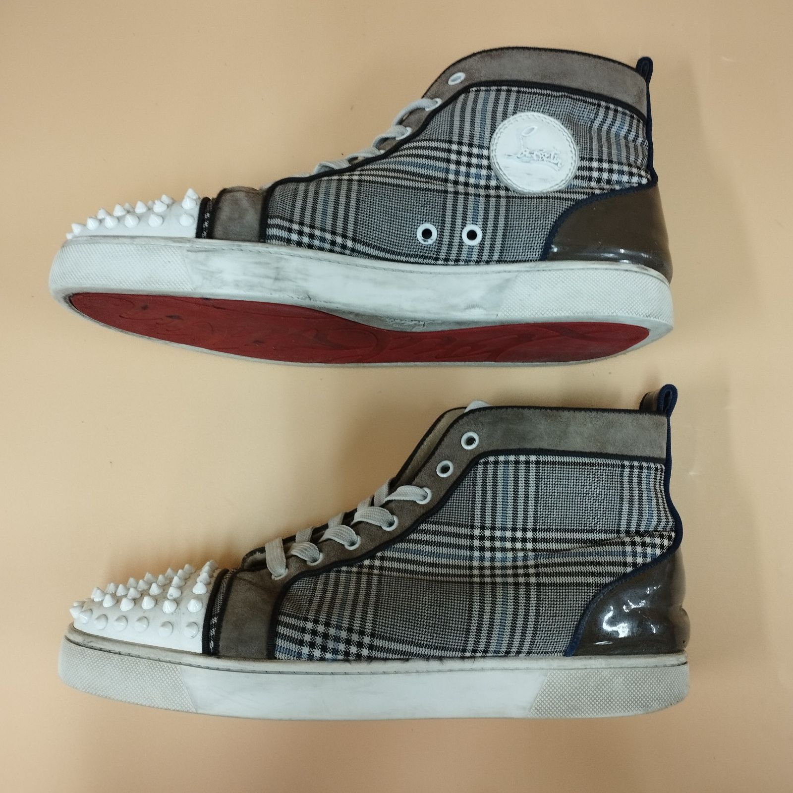 D10872】Christian Louboutinハイカットスニーカー サイズ：44(約