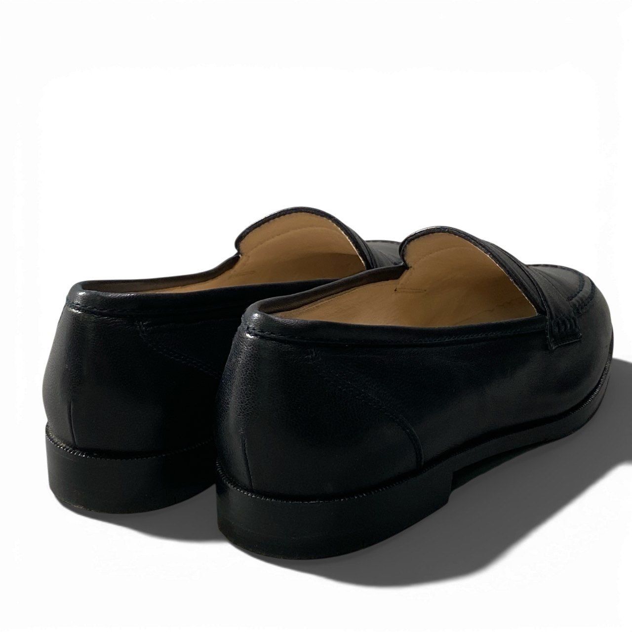 1b2 【美品】CHANEL シャネル 1996年AW ココマーク レザーローファー