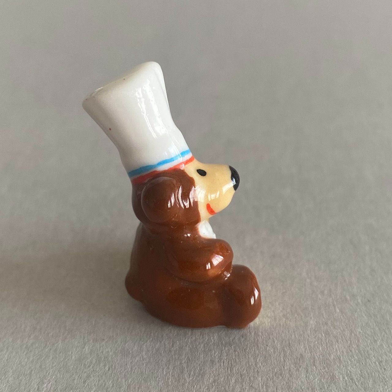 パティシエくまさんのフェーブ／フランス雑貨／陶器ミニチュア