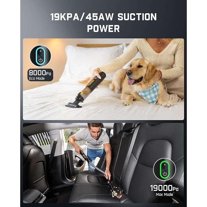 Fanttik Slim V8 Apex ハンディクリーナー 車用掃除機 19000Pa 強力