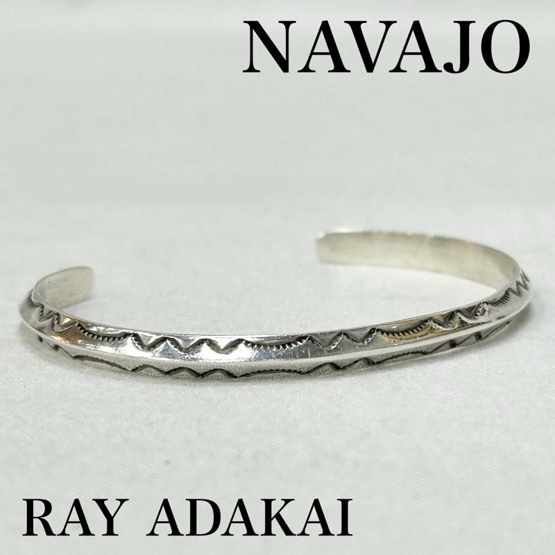 インディアンジュエリー NAVAJO ナバホ族 RAY ADAKAI作 刻印有