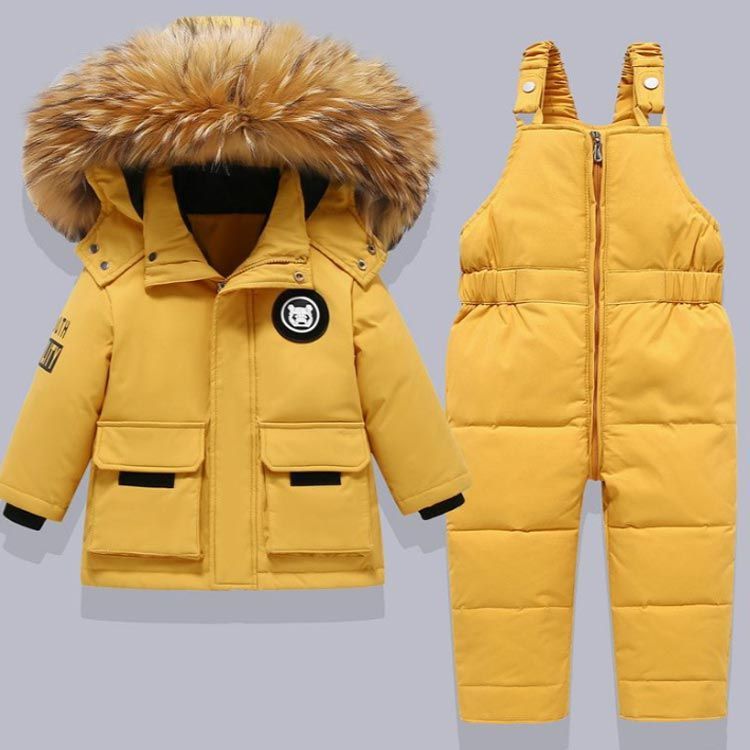 スキーウェア 上下セット キッズ ジュニア 撥水加工 中綿ジャケット